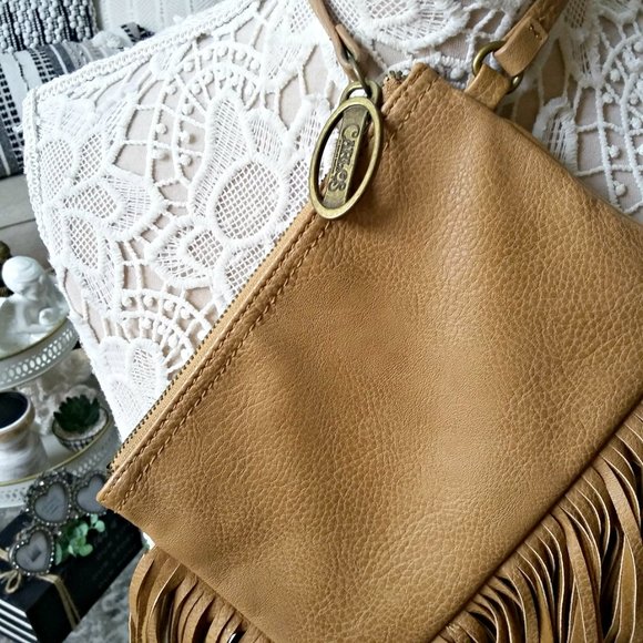 BOHO Fringed WRISTLET Carlos SANTANA - Picture 2 of 3
